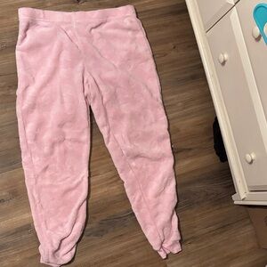 Cozy Pink Fleece Pants